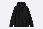 Carhartt WIP Hooded American Script Sweat Black